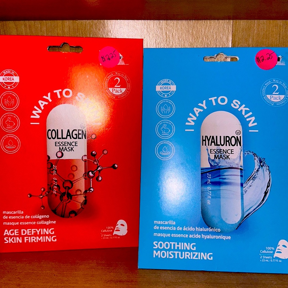 Age defying skin firming & soothing moisturizer mask 2 in each